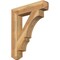 Ekena Millwork Balboa Craftsman Rough Sawn Bracket, Western Red Cedar, 4"W x 22"D x 26"H BKT04X22X26BOA04RWR - alternate 1